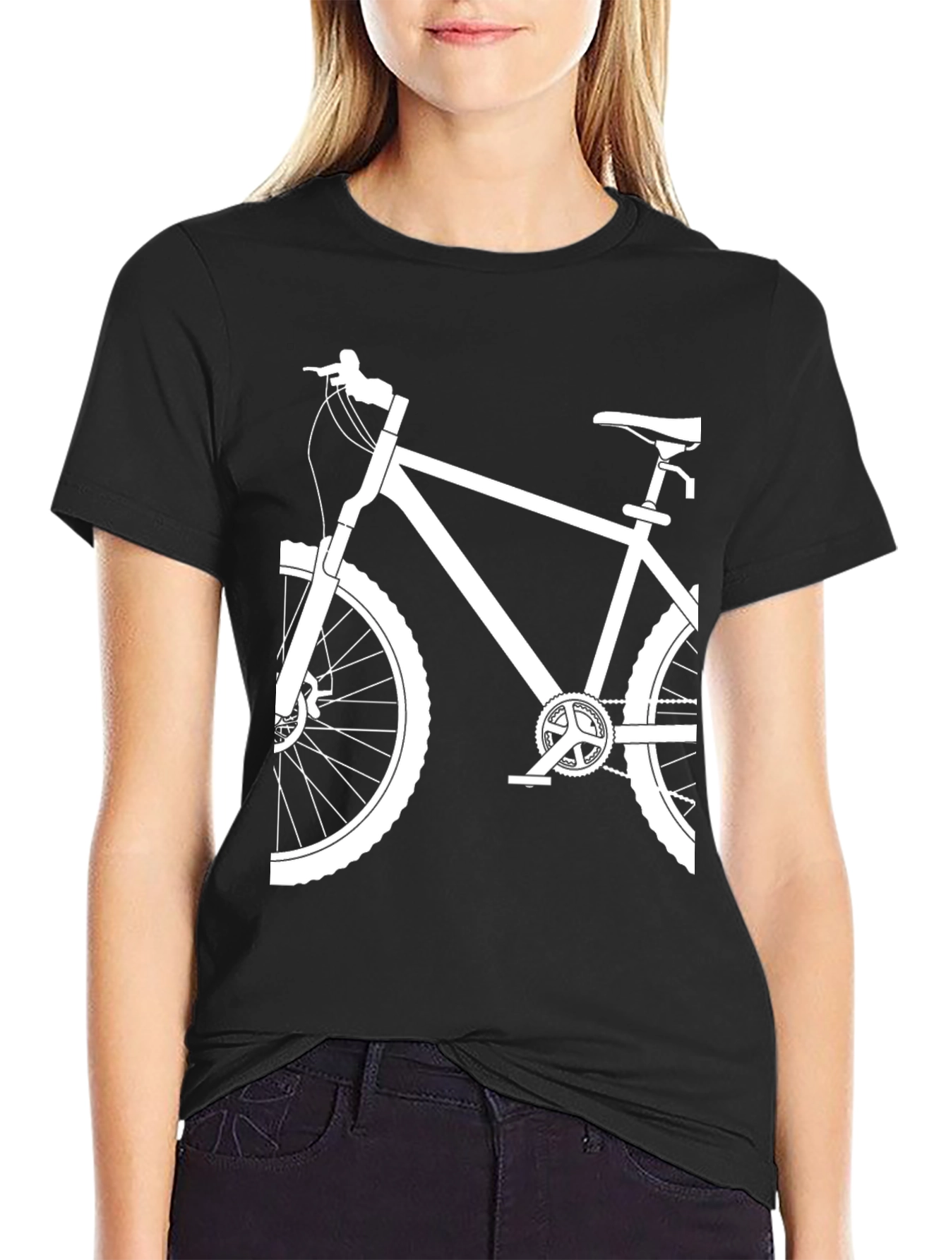 Bicycle Graphic Tee - Black