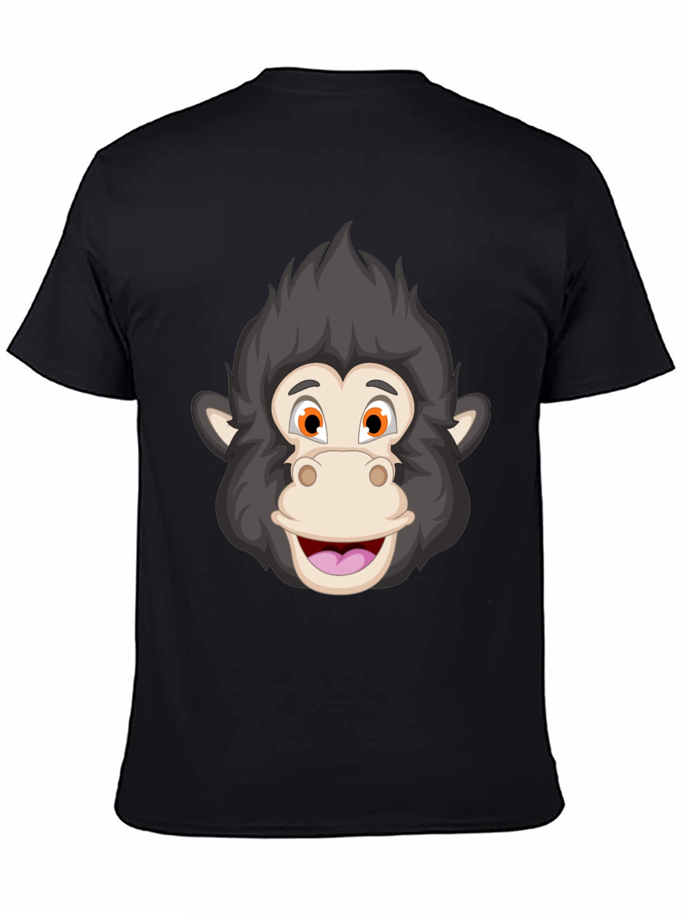 Cartoon Monkey Face T-Shirt - Fun Graphic Tee