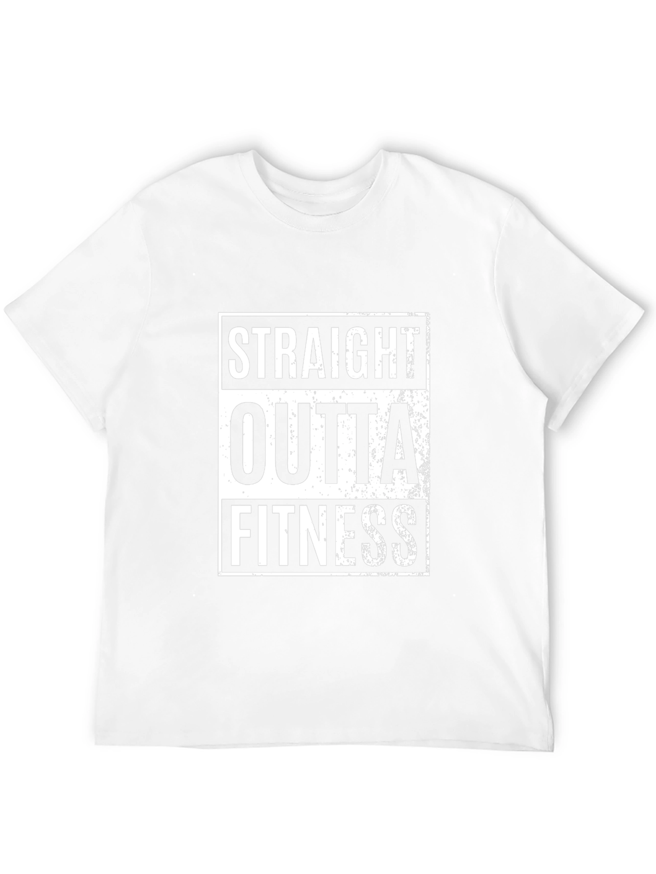 Straight Outta Fitness Black T-Shirt
