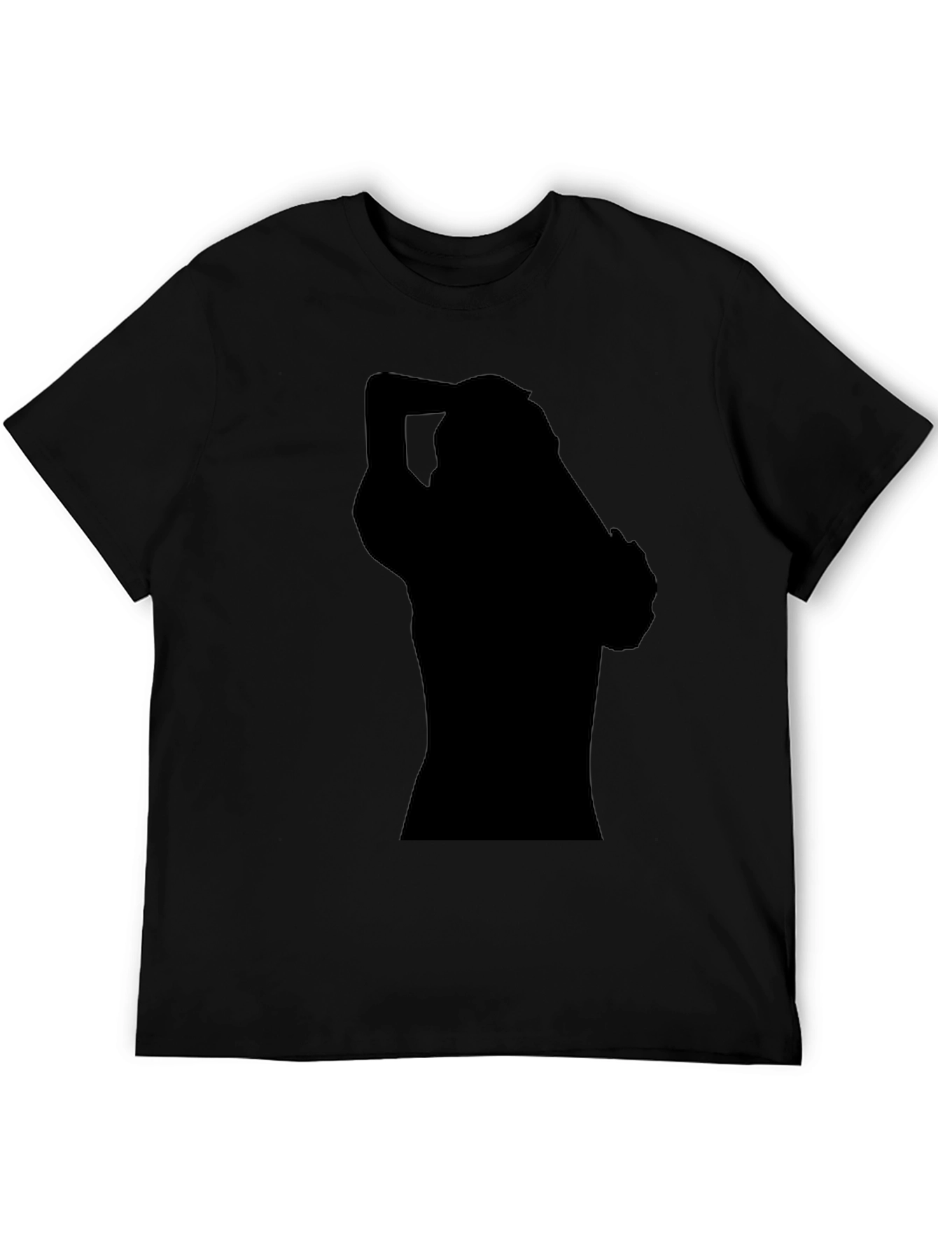 Black Silhouette Graphic T-Shirt