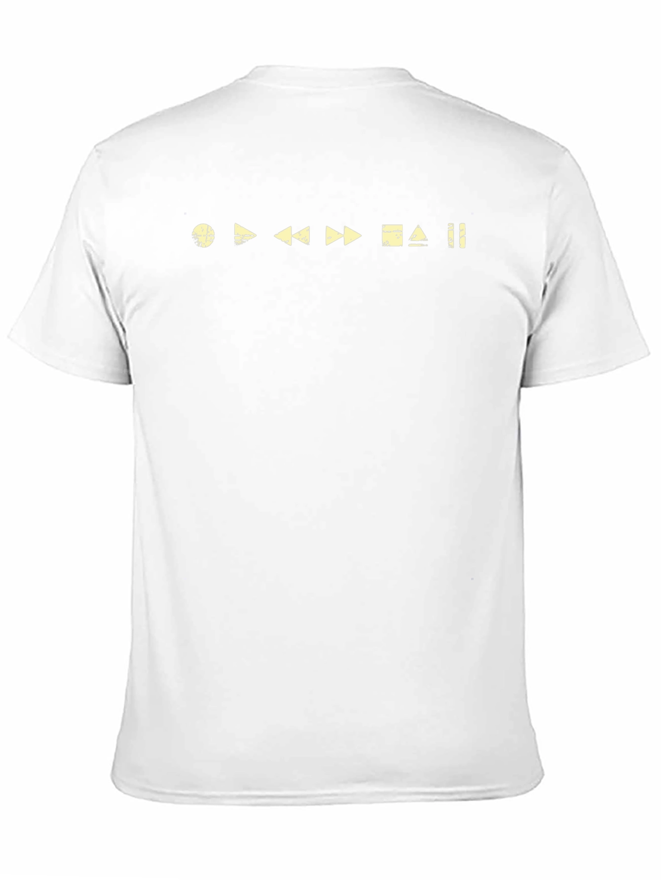 Play Back Controls Graphic Tee - Black