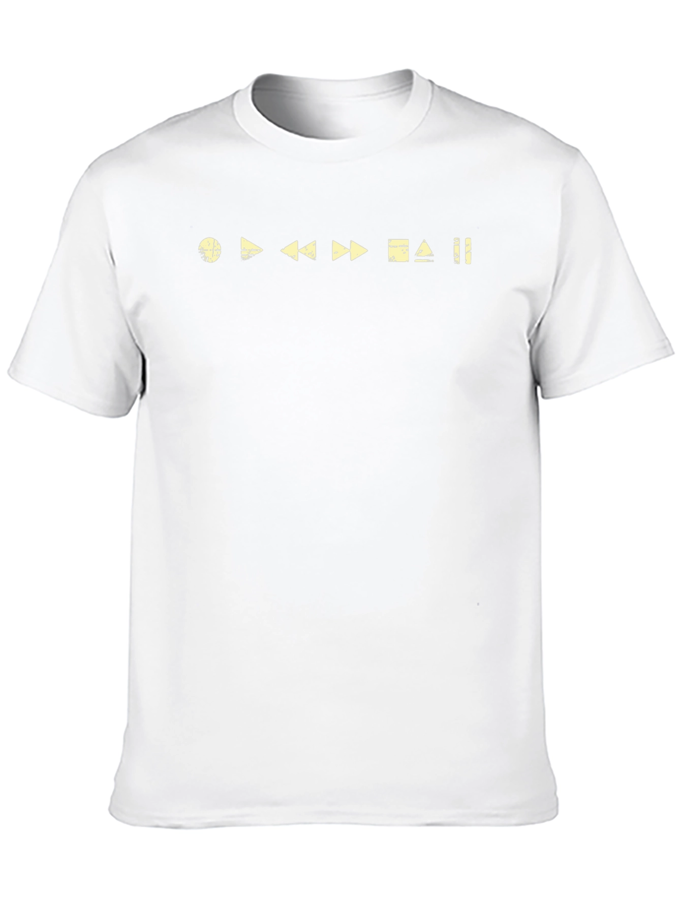 Play Back Controls Graphic Tee - Black