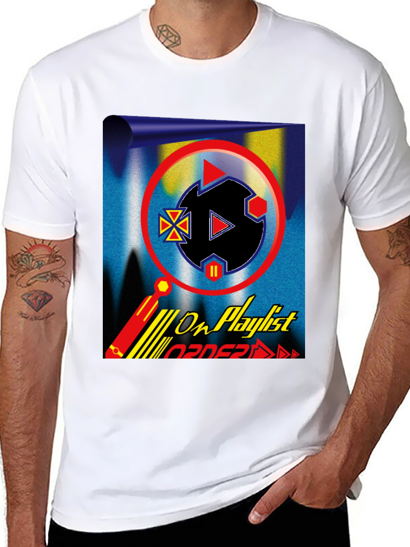 On Playlist Graphic T-Shirt