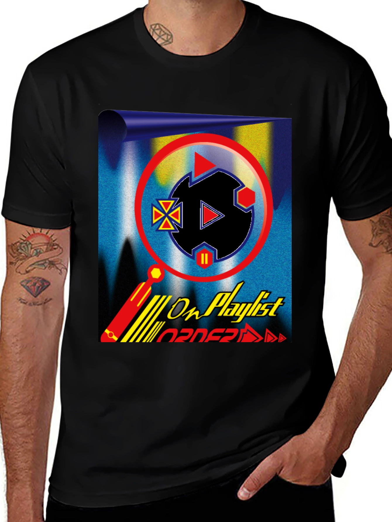 On Playlist Graphic T-Shirt