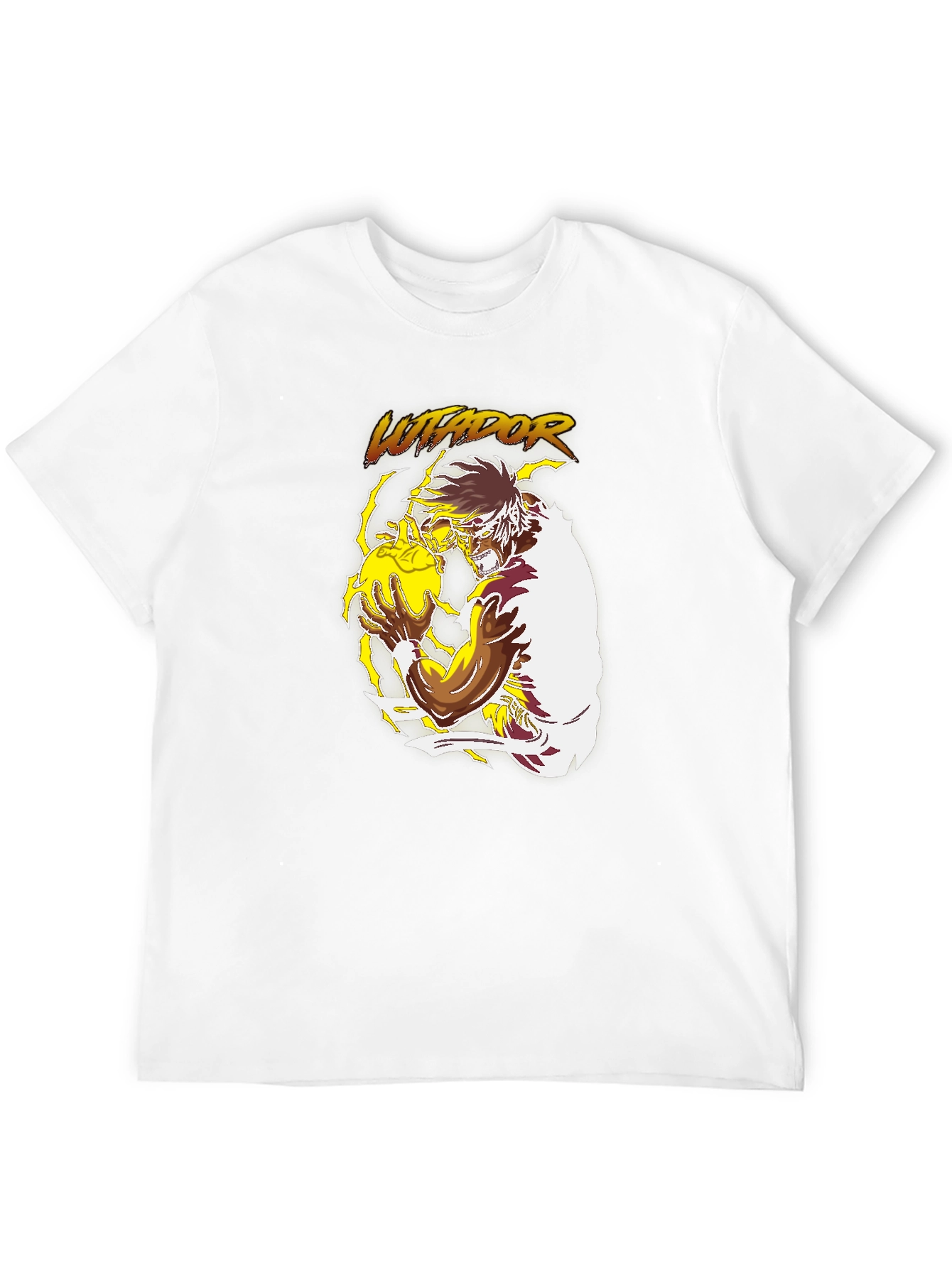 Lutador Graphic Print Black T-Shirt