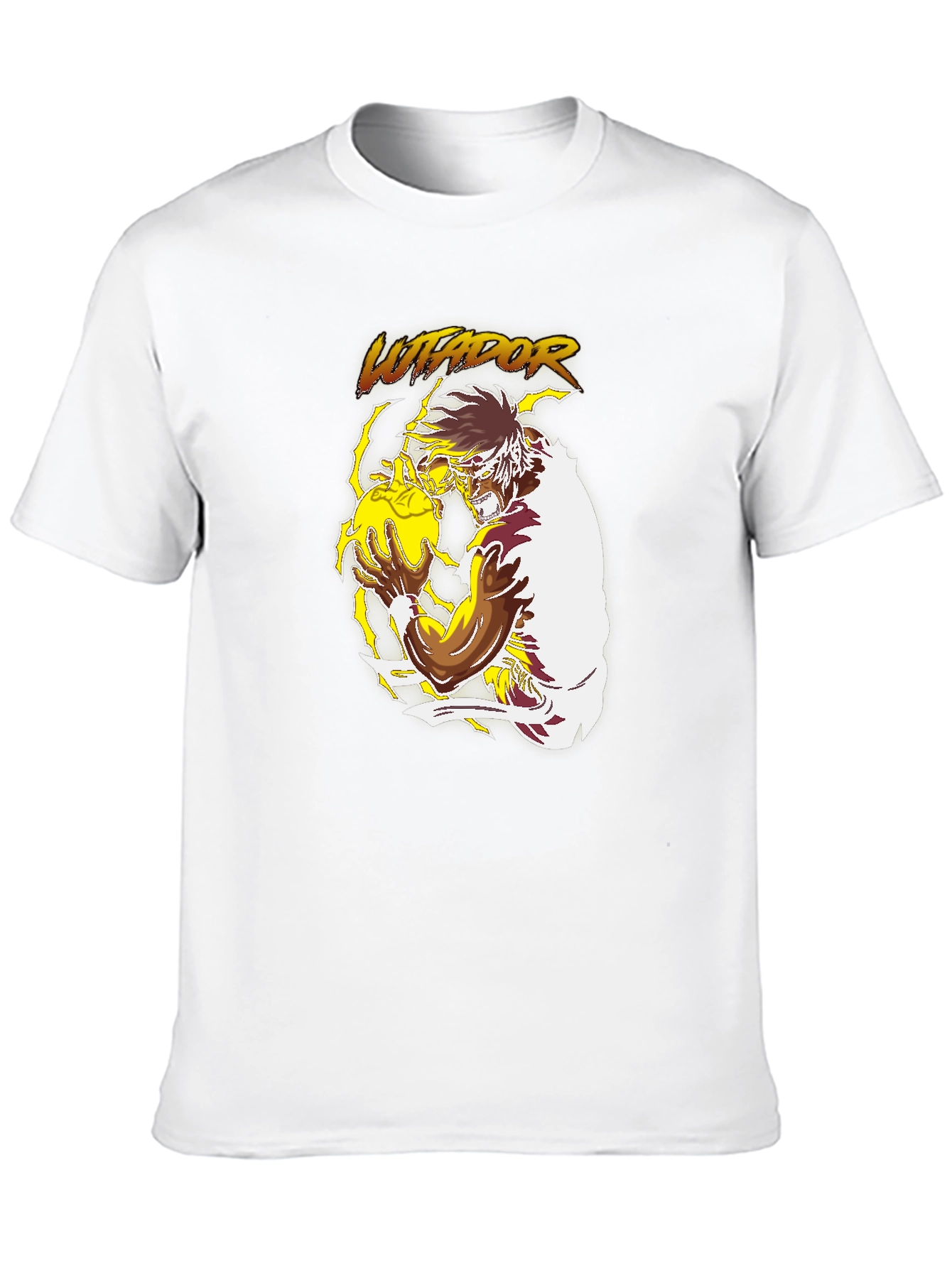 Lutador Graphic Print Black T-Shirt