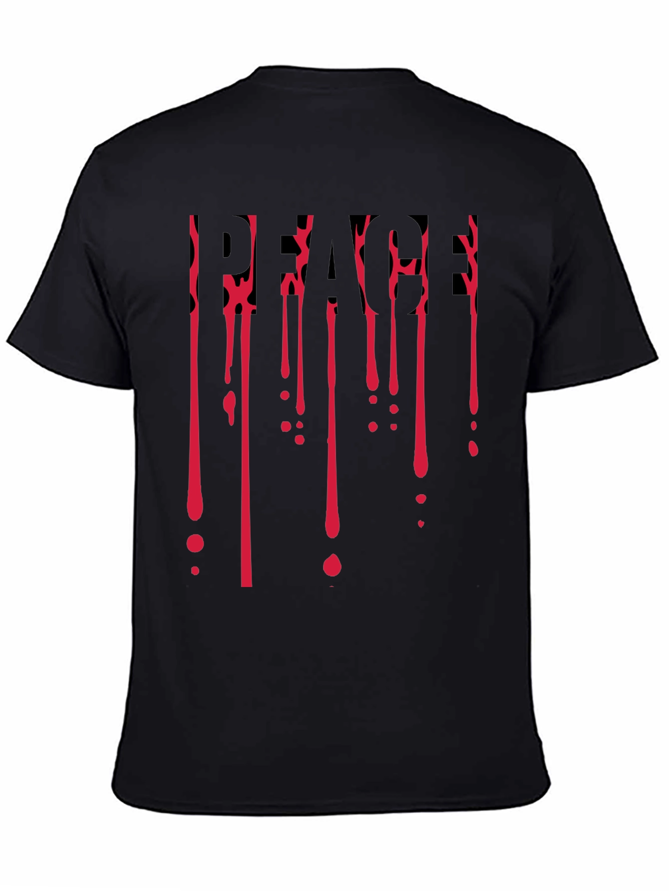 Peace Drip T-Shirt - Edgy Graphic Tee