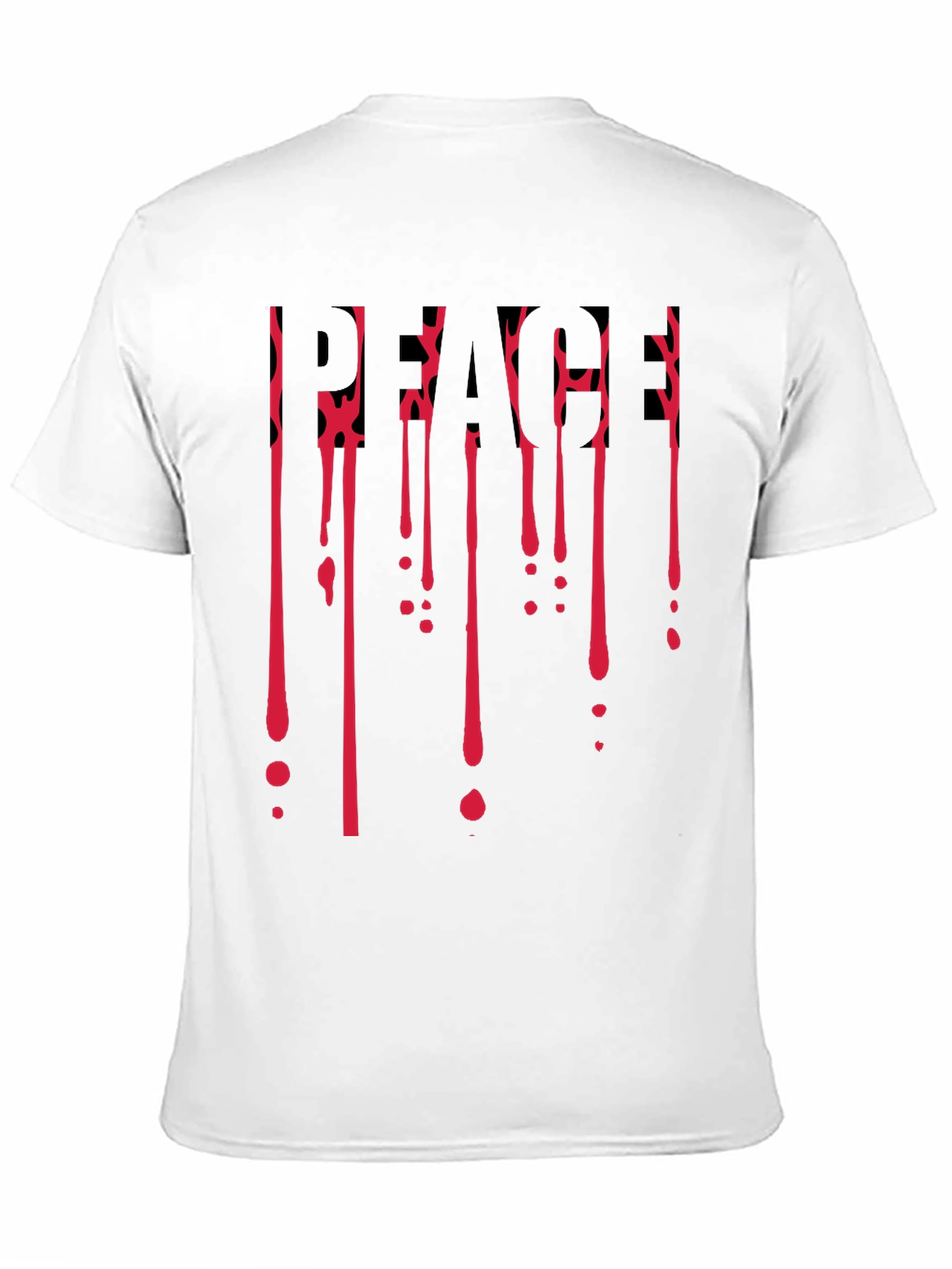 Peace Drip T-Shirt - Edgy Graphic Tee