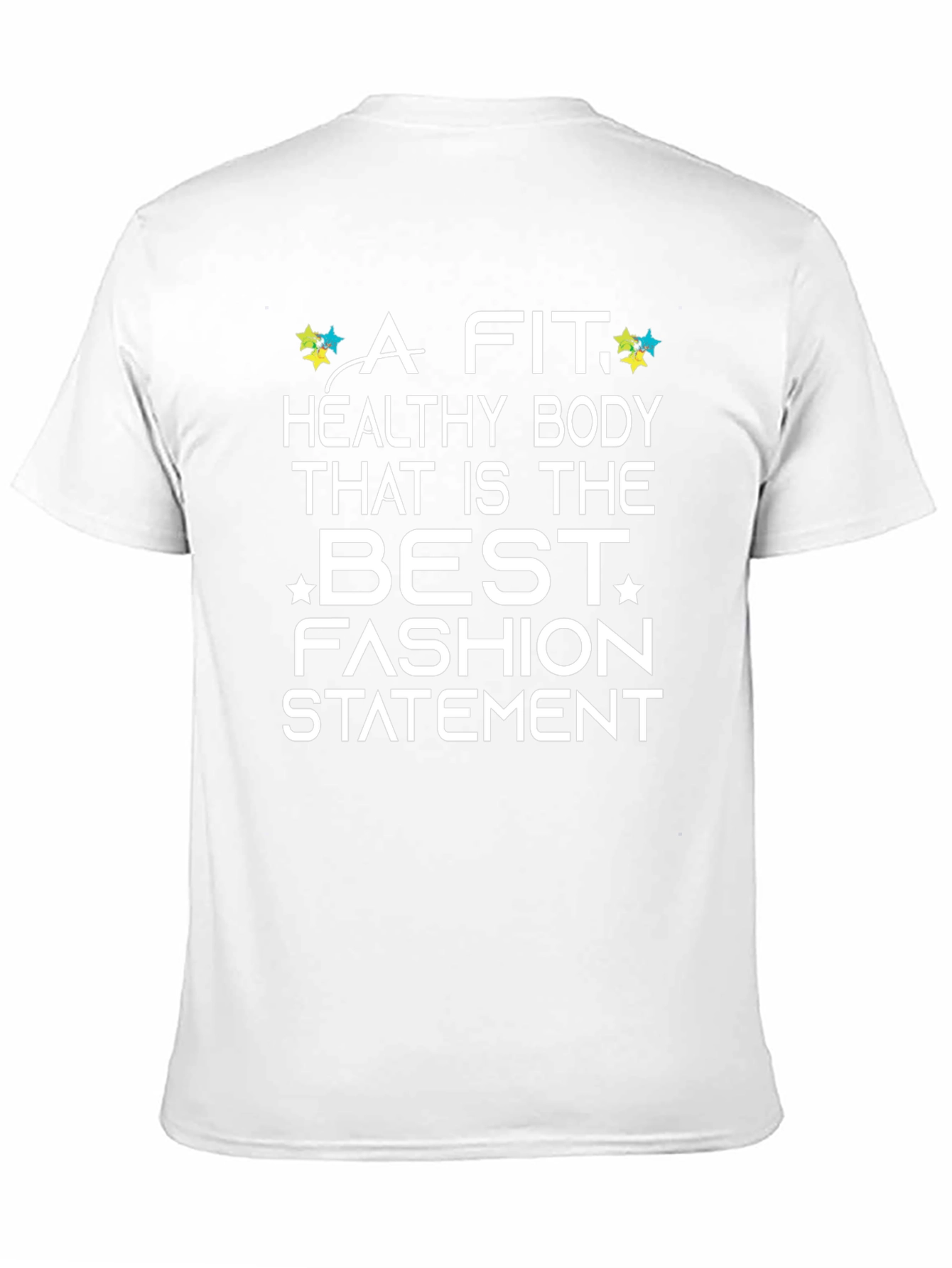Fit & Healthy Body Graphic Tee - Black