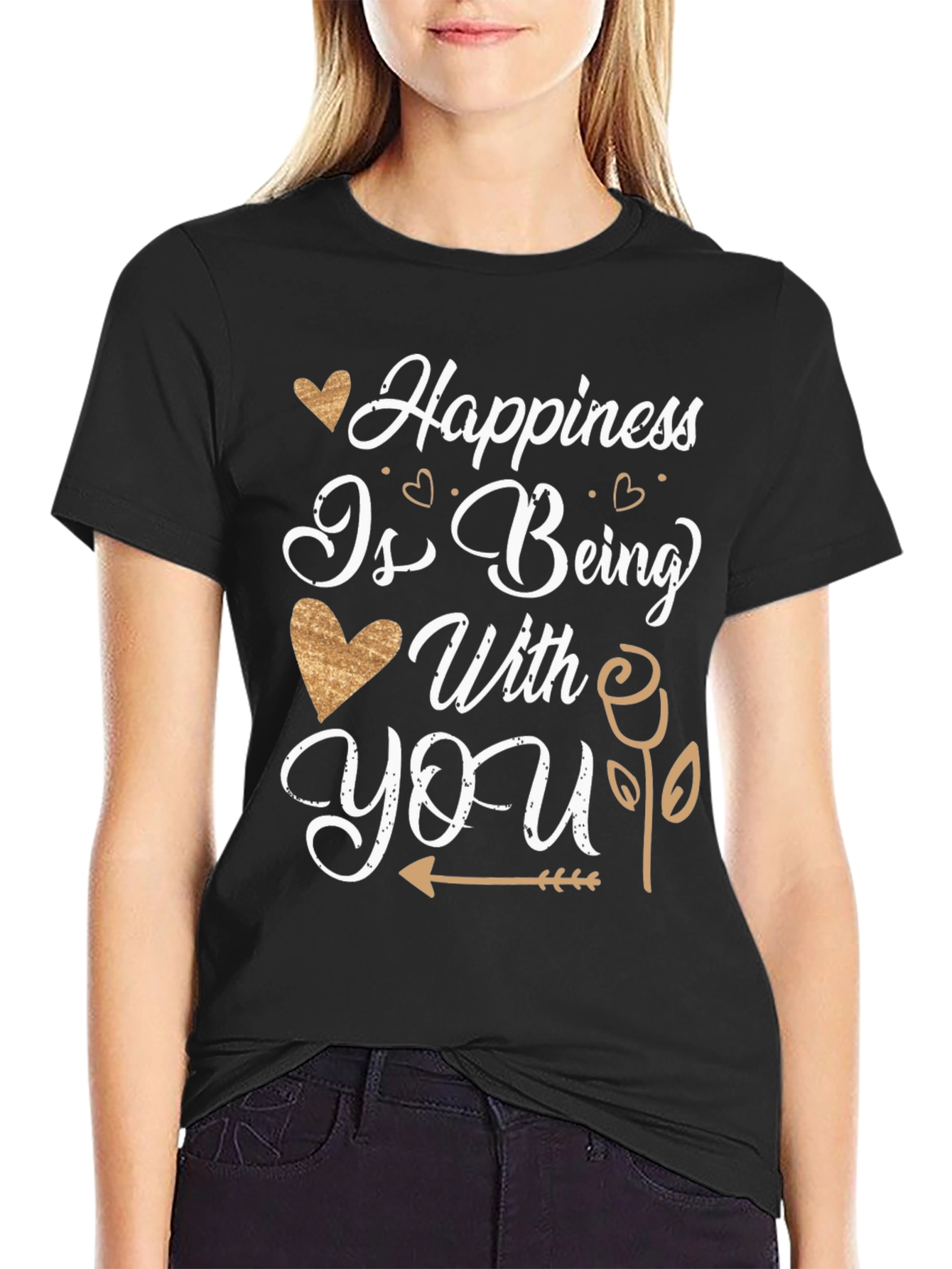 Happiness Is Being With You T-Shirt