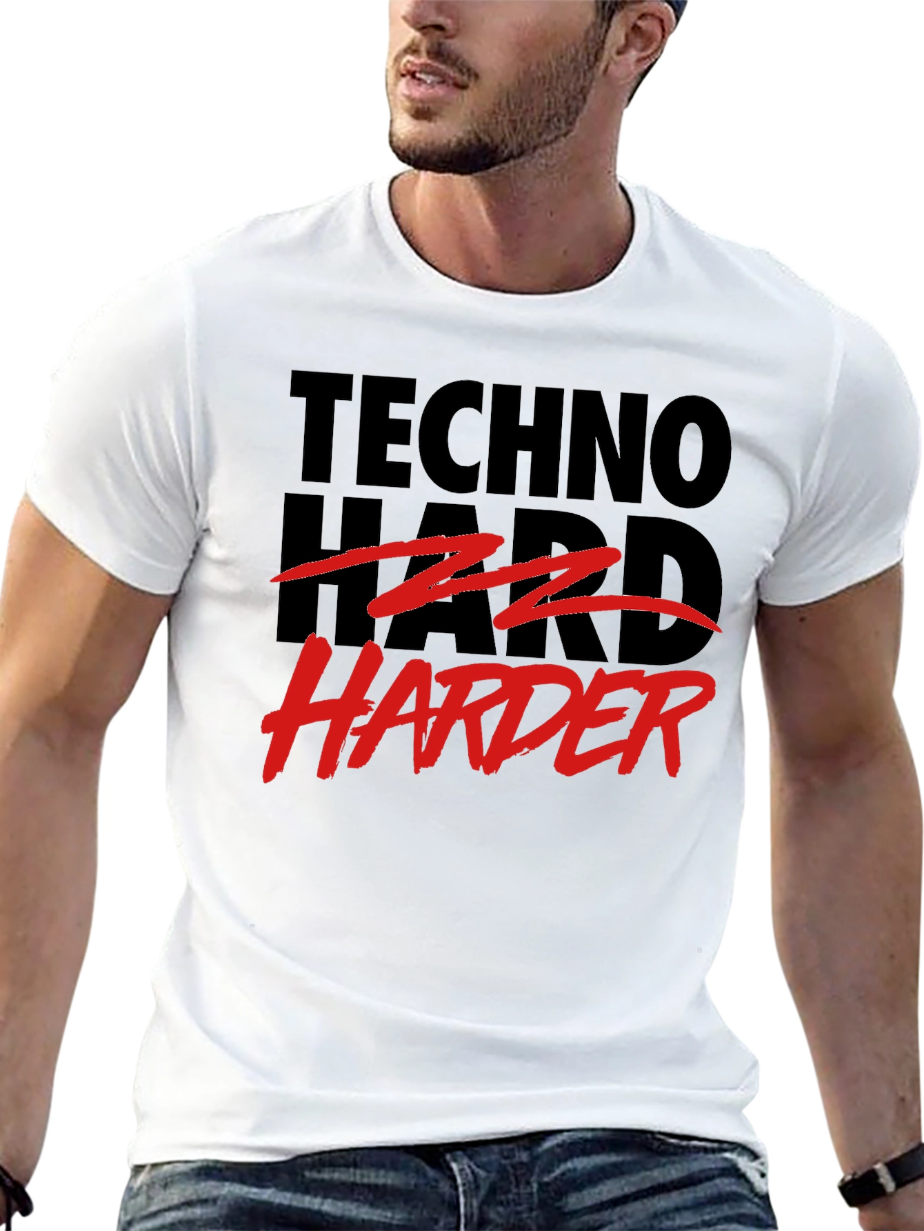 Techno Harder T-Shirt - Rave Festival Apparel