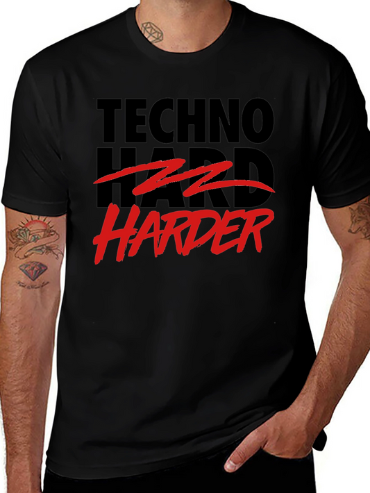 Techno Harder T-Shirt - Rave Festival Apparel