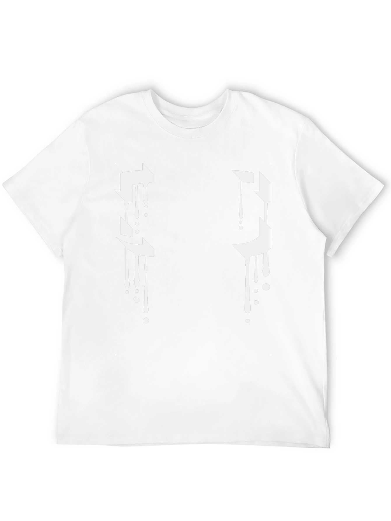 Abstract Drip Graphic T-Shirt - Modern Streetwear