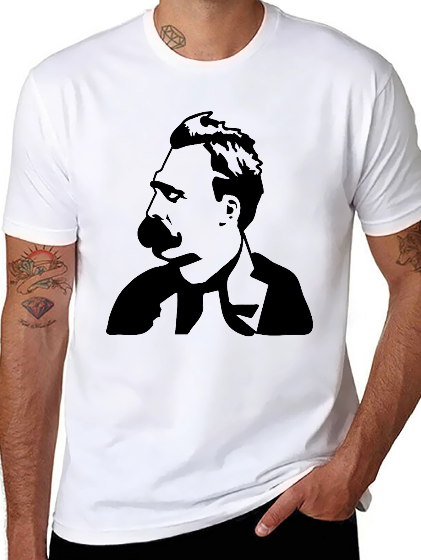 Nietzsche Silhouette Black T-Shirt