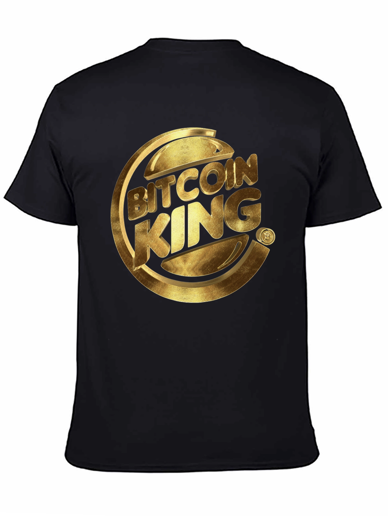 Bitcoin King Graphic Tee - Crypto Lovers T-Shirt