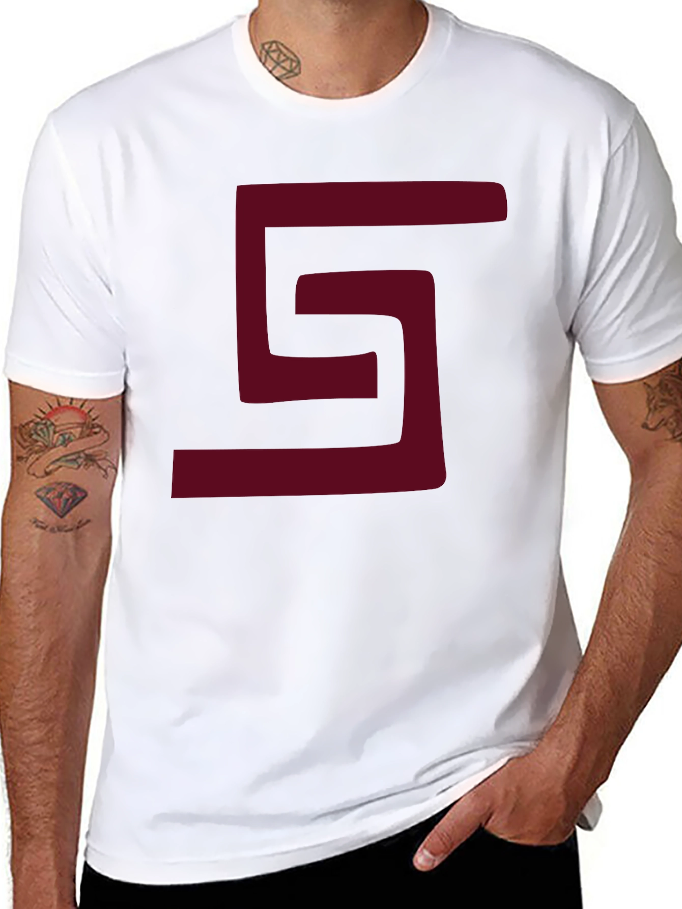 Bold Symbol Graphic Tee - Casual Comfort