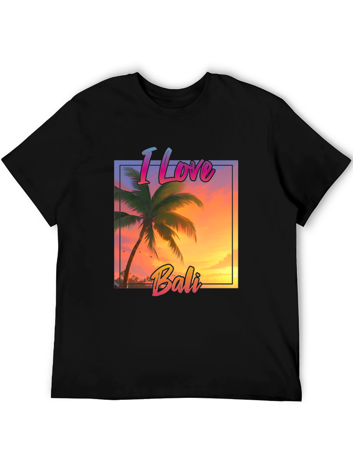 I Love Bali Graphic Tee - Tropical Island T-Shirt