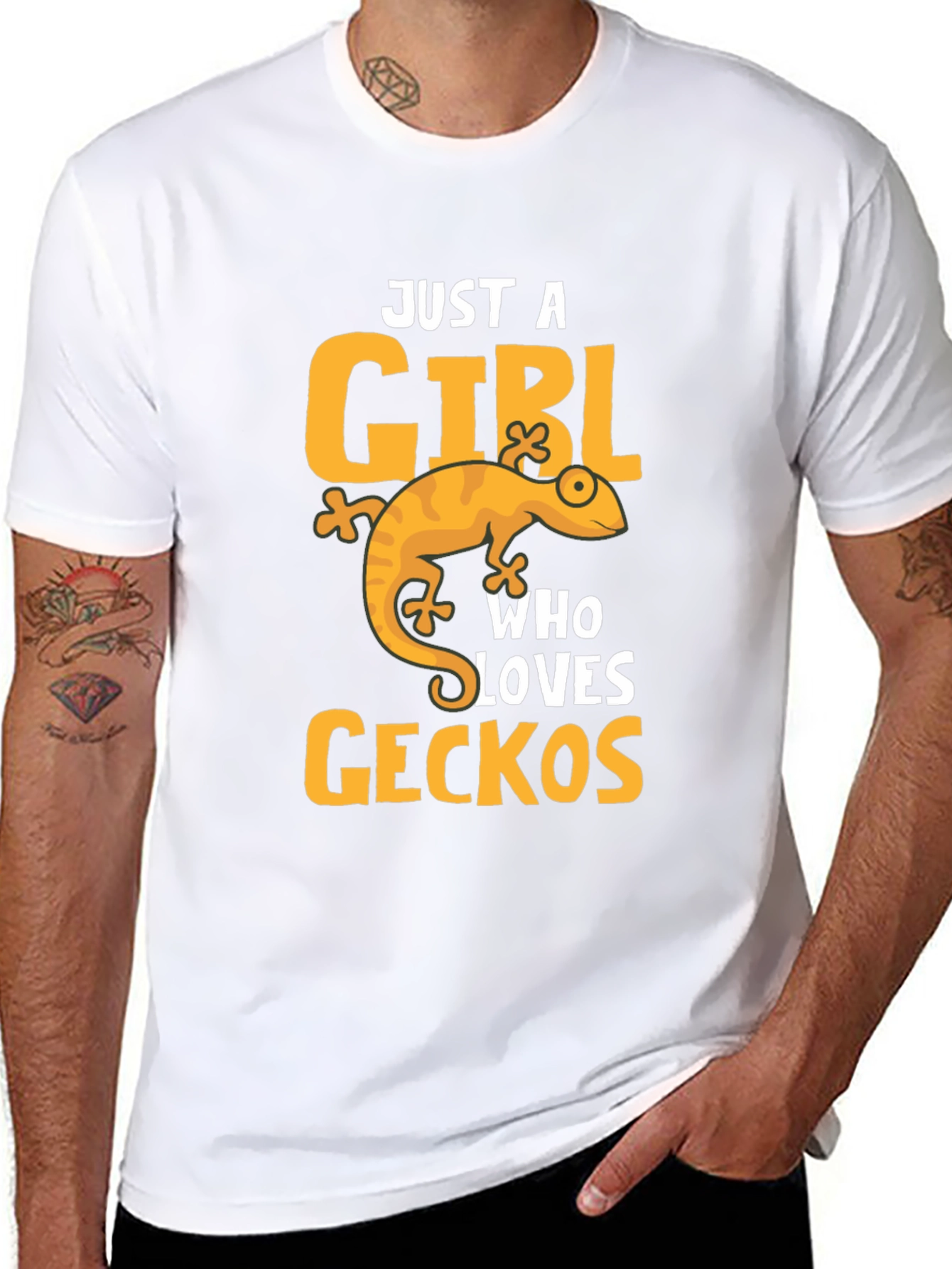 Just A Girl Who Loves Geckos T-Shirt