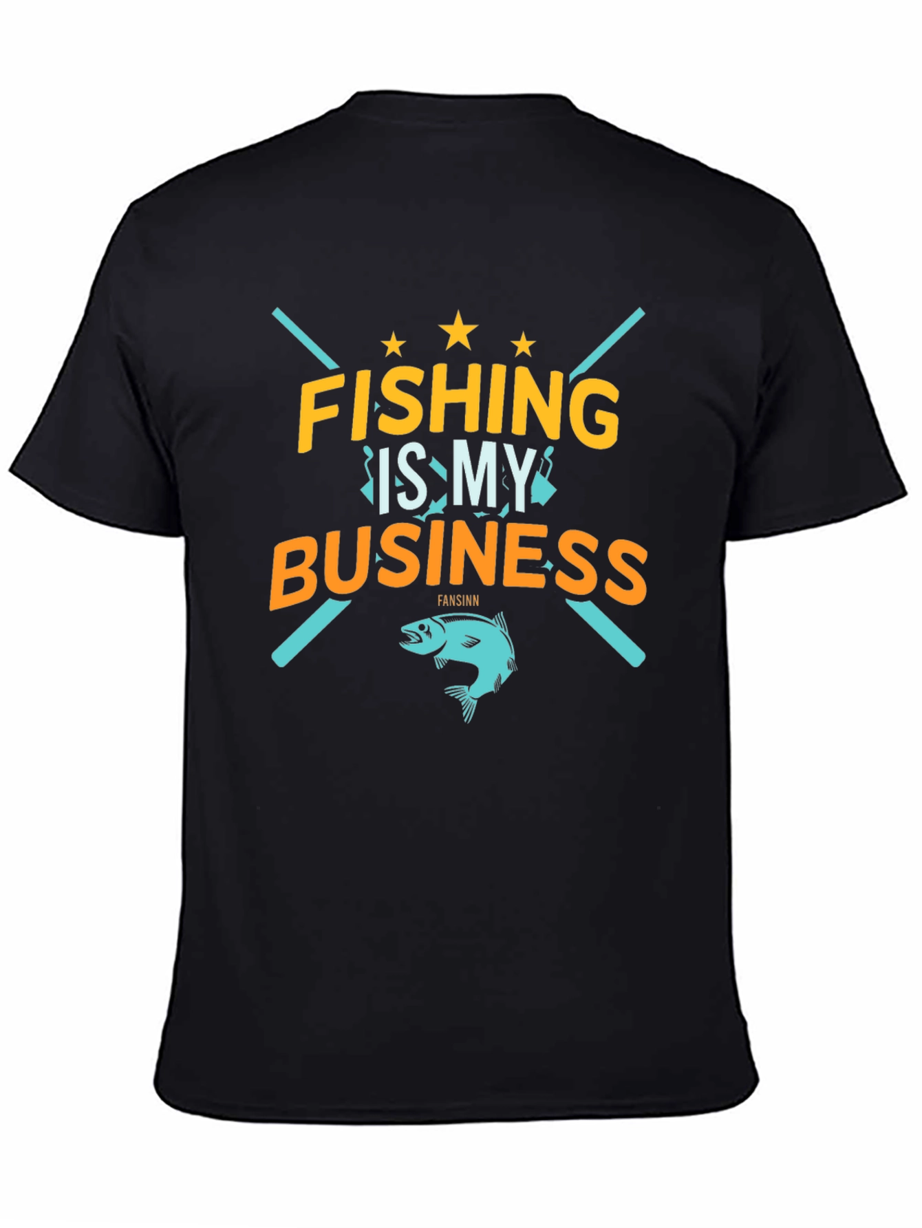 Fishing Is My Business Graphic T-Shirt
