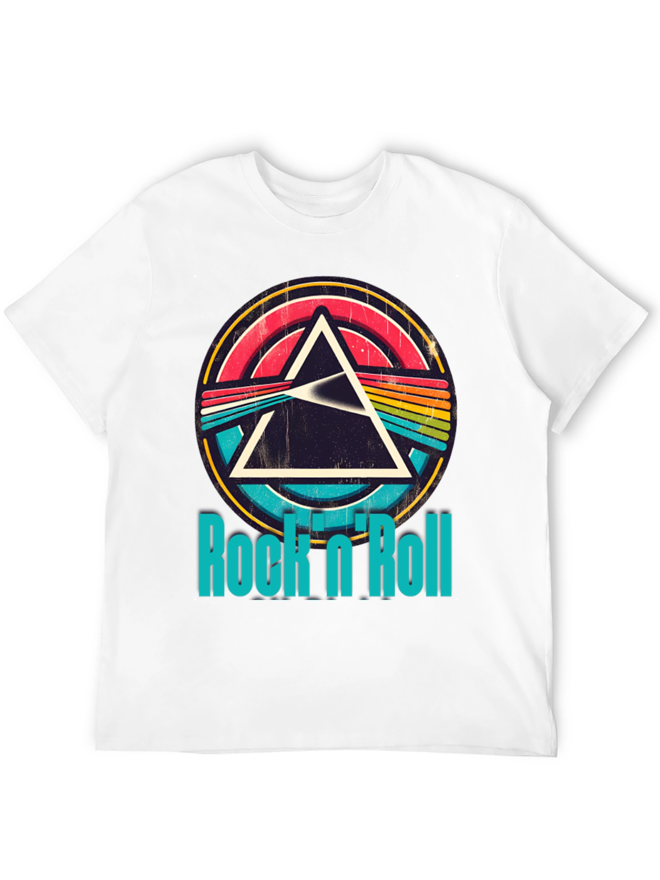 Retro Rock n Roll Graphic T-Shirt