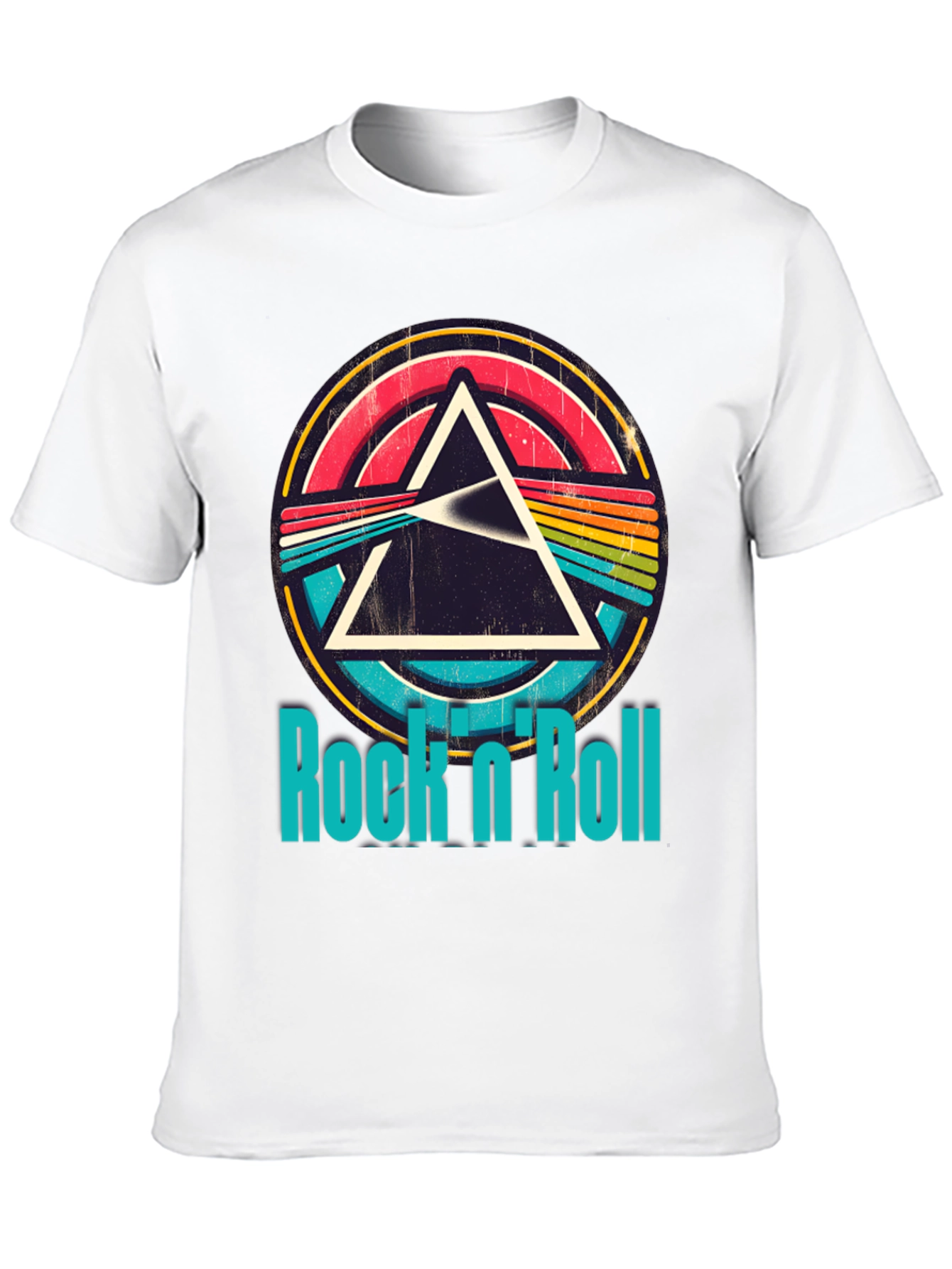 Retro Rock n Roll Graphic T-Shirt
