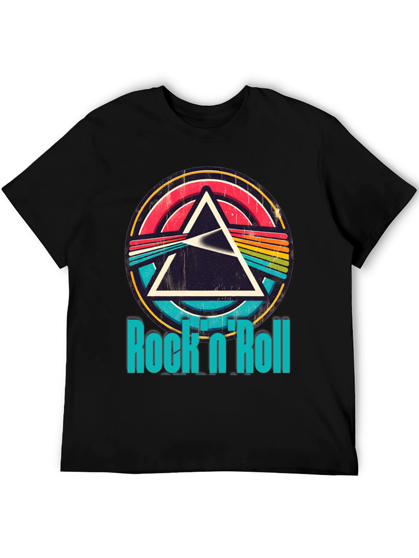 Retro Rock n Roll Graphic T-Shirt