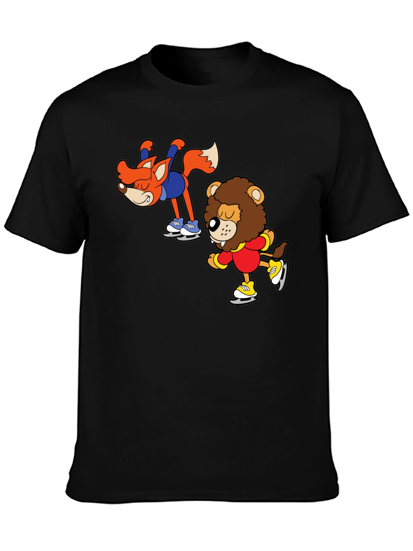Skating Buddies Black T-Shirt