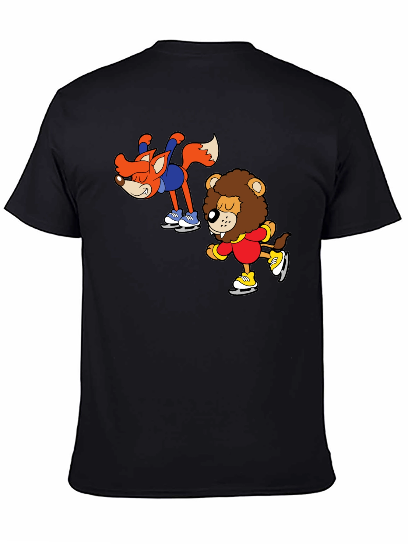 Skating Buddies Black T-Shirt