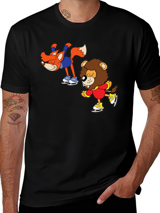 Skating Buddies Black T-Shirt