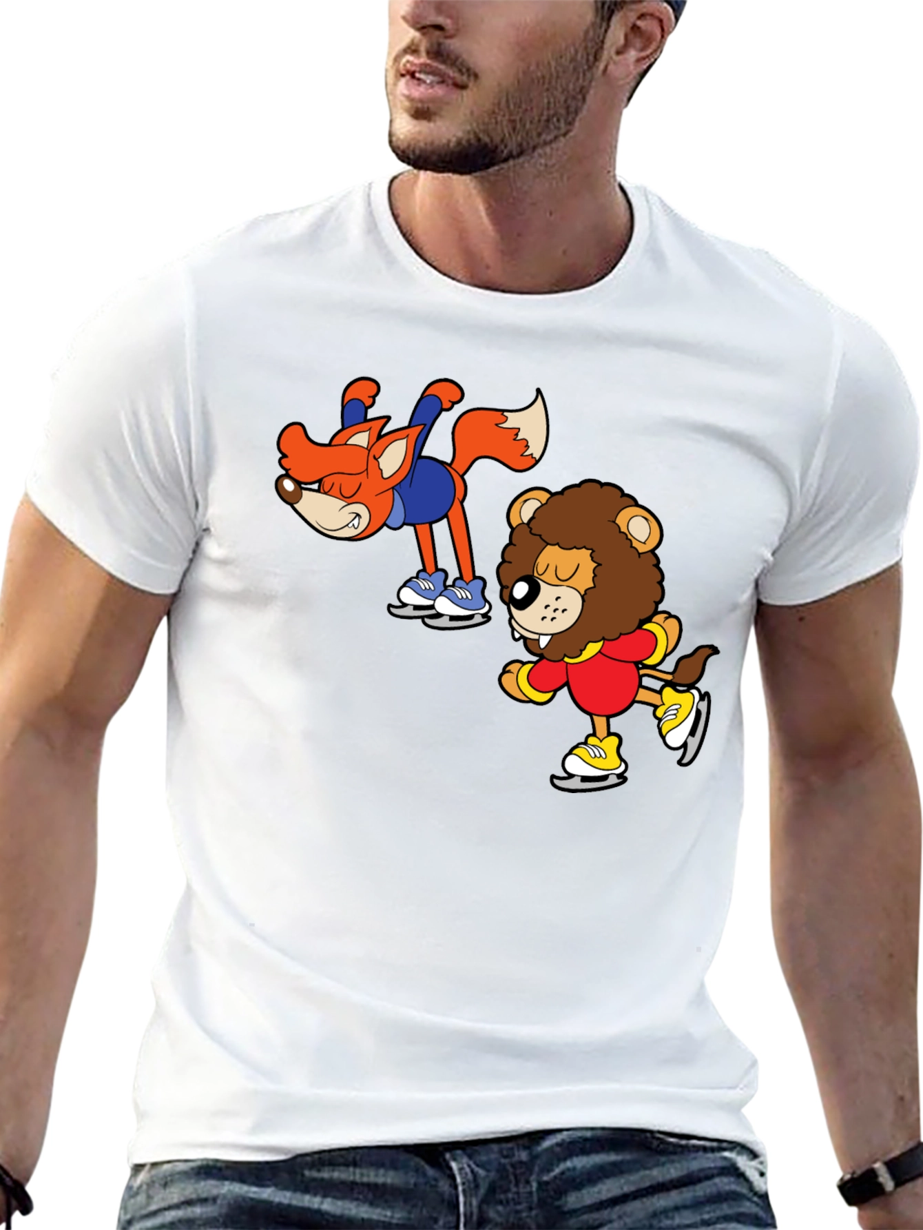 Skating Buddies Black T-Shirt