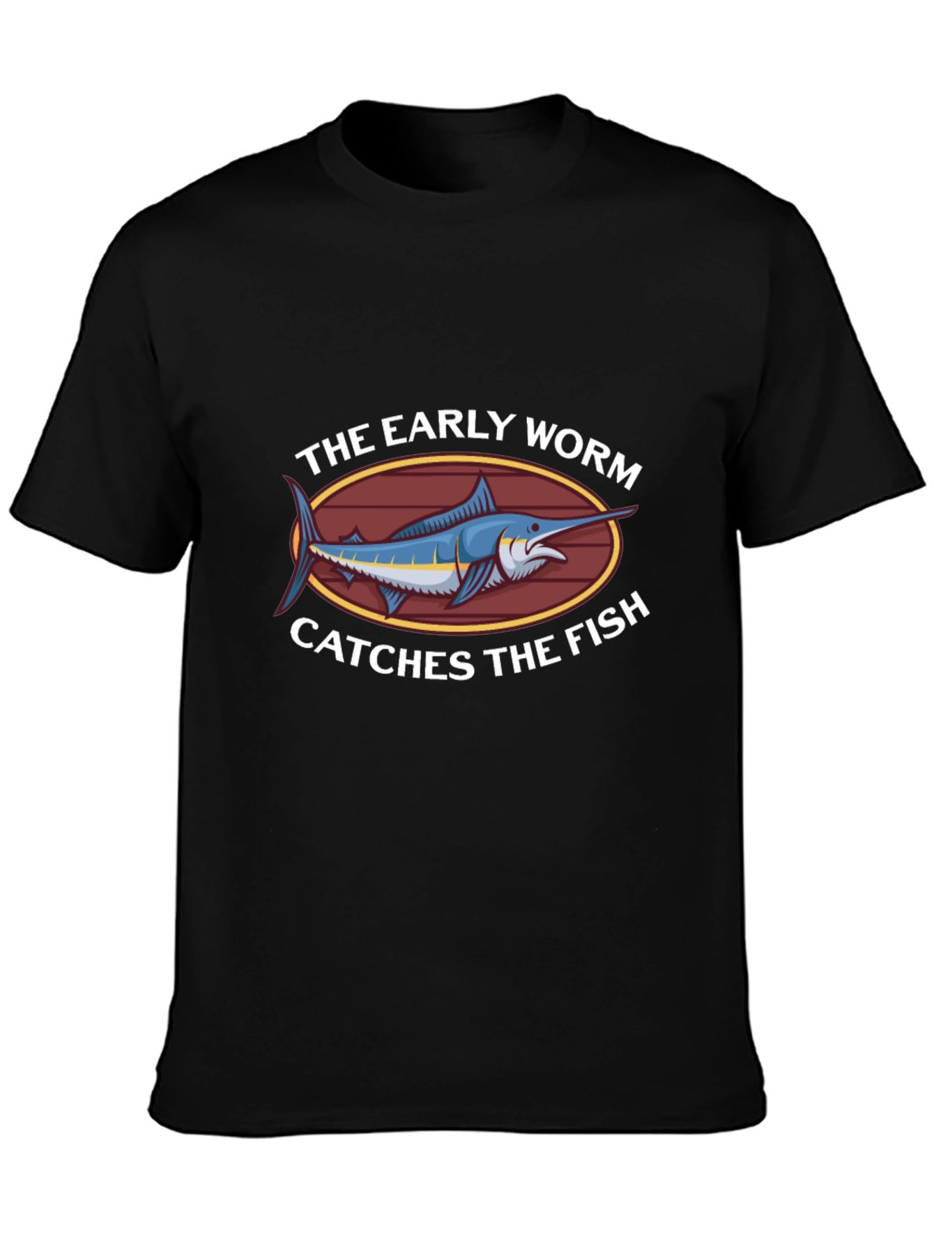 Early Worm Catches The Fish Graphic T-Shirt