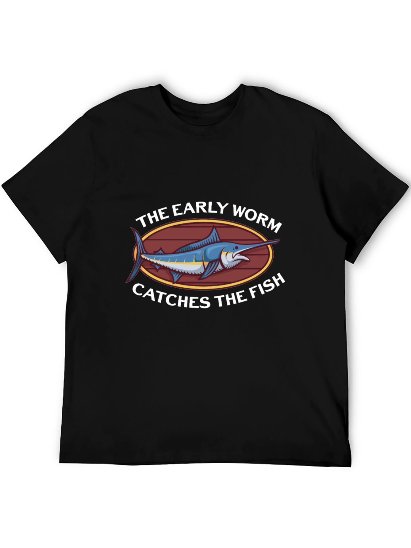 Early Worm Catches The Fish Graphic T-Shirt