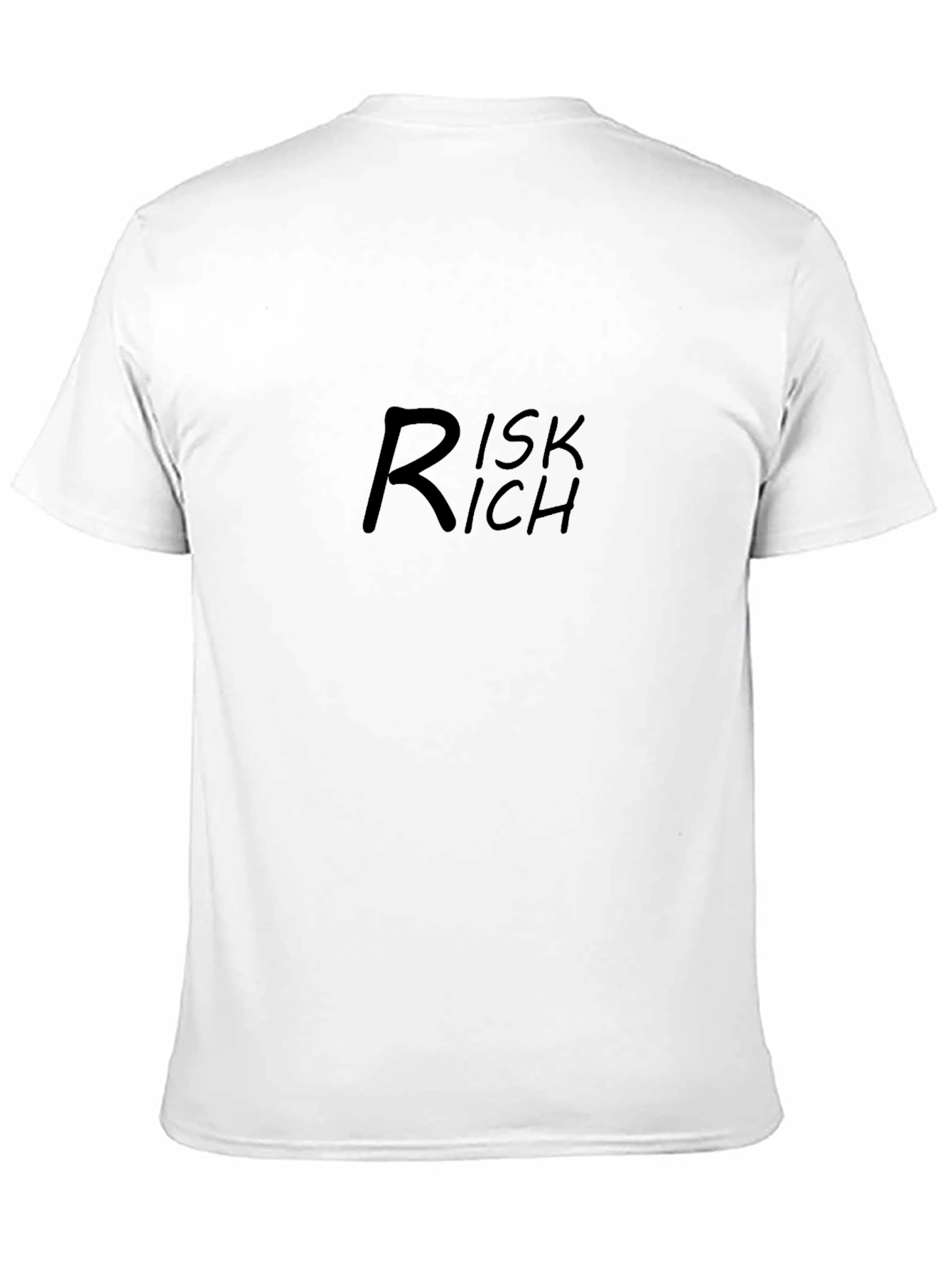 Risk Rich Black T-Shirt - Stylish Casual Wear