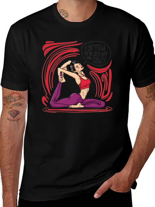 Yoga Crazy Burnout T-Shirt