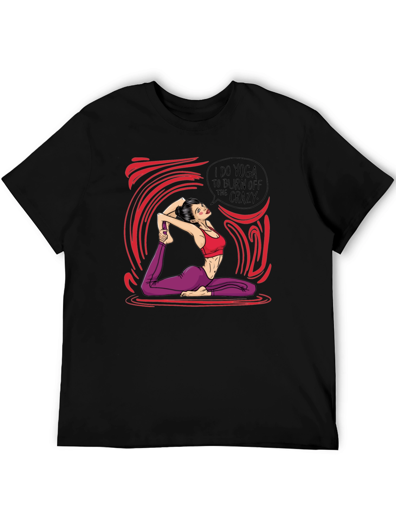 Yoga Crazy Burnout T-Shirt