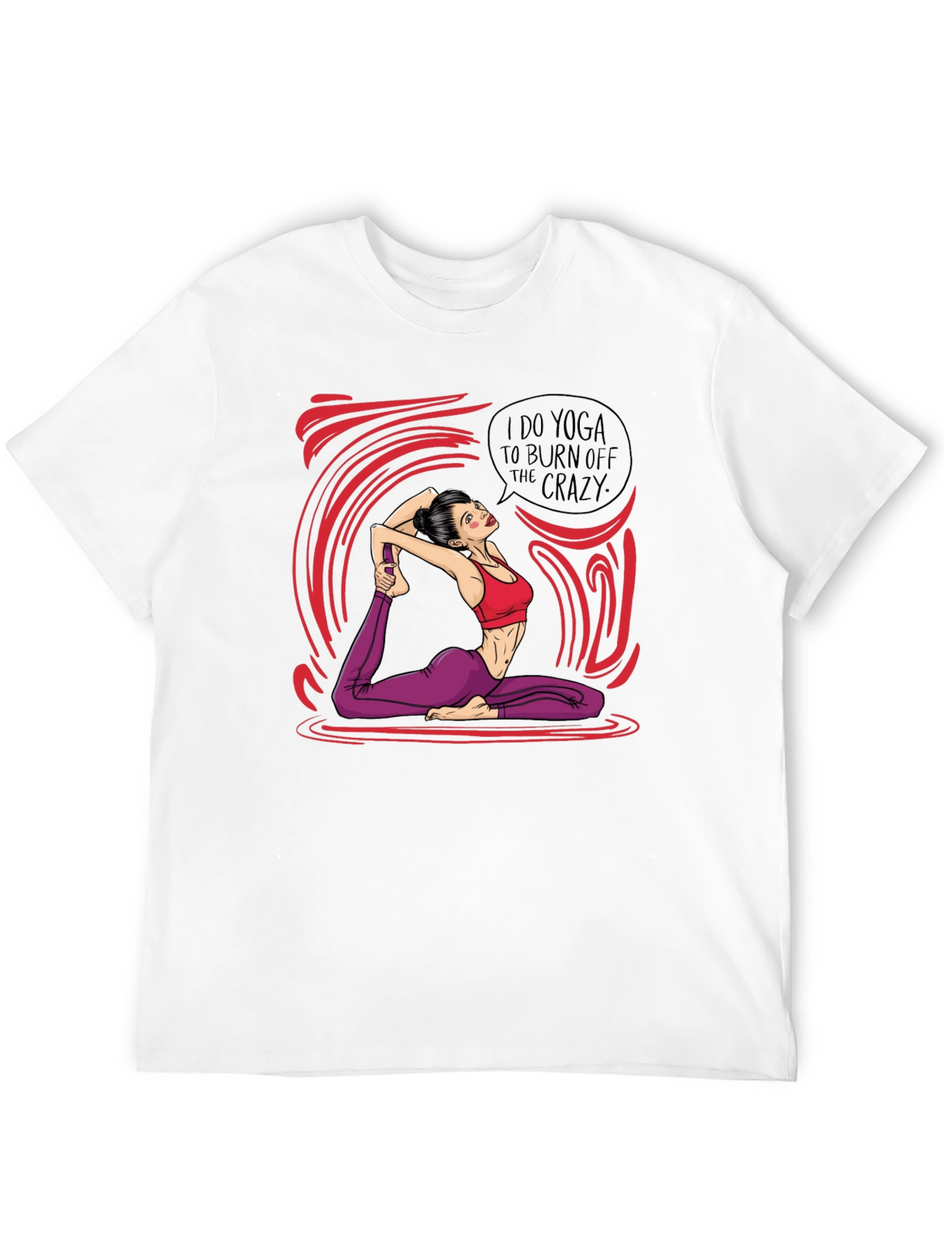 Yoga Crazy Burnout T-Shirt