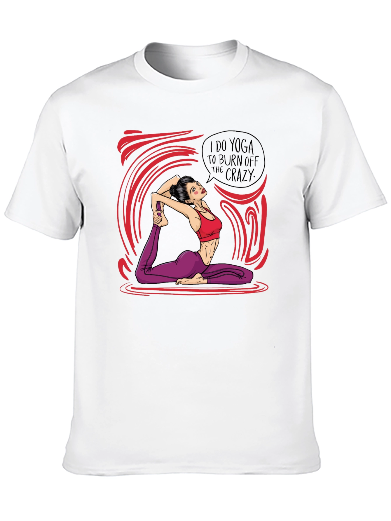 Yoga Crazy Burnout T-Shirt