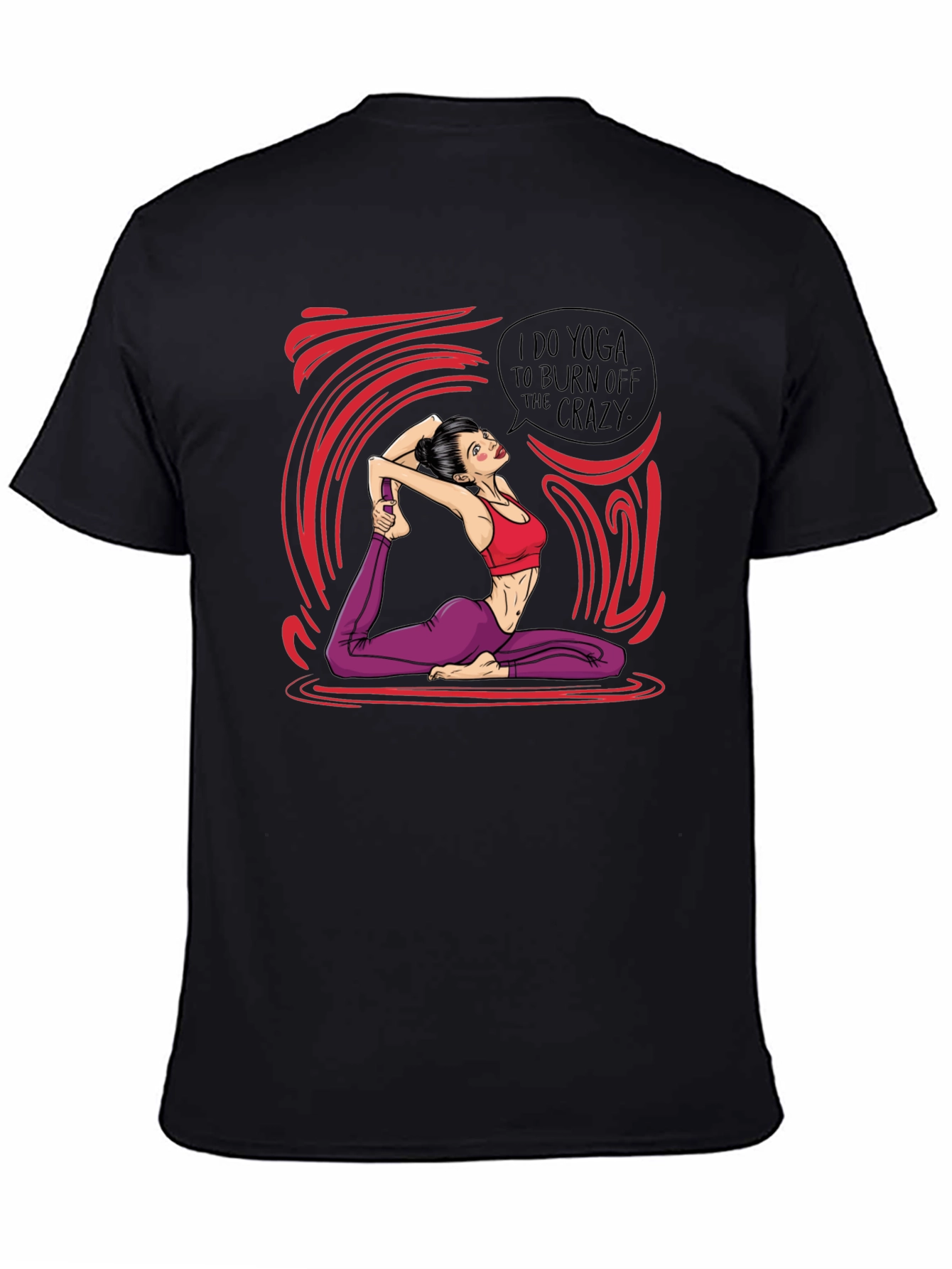 Yoga Crazy Burnout T-Shirt