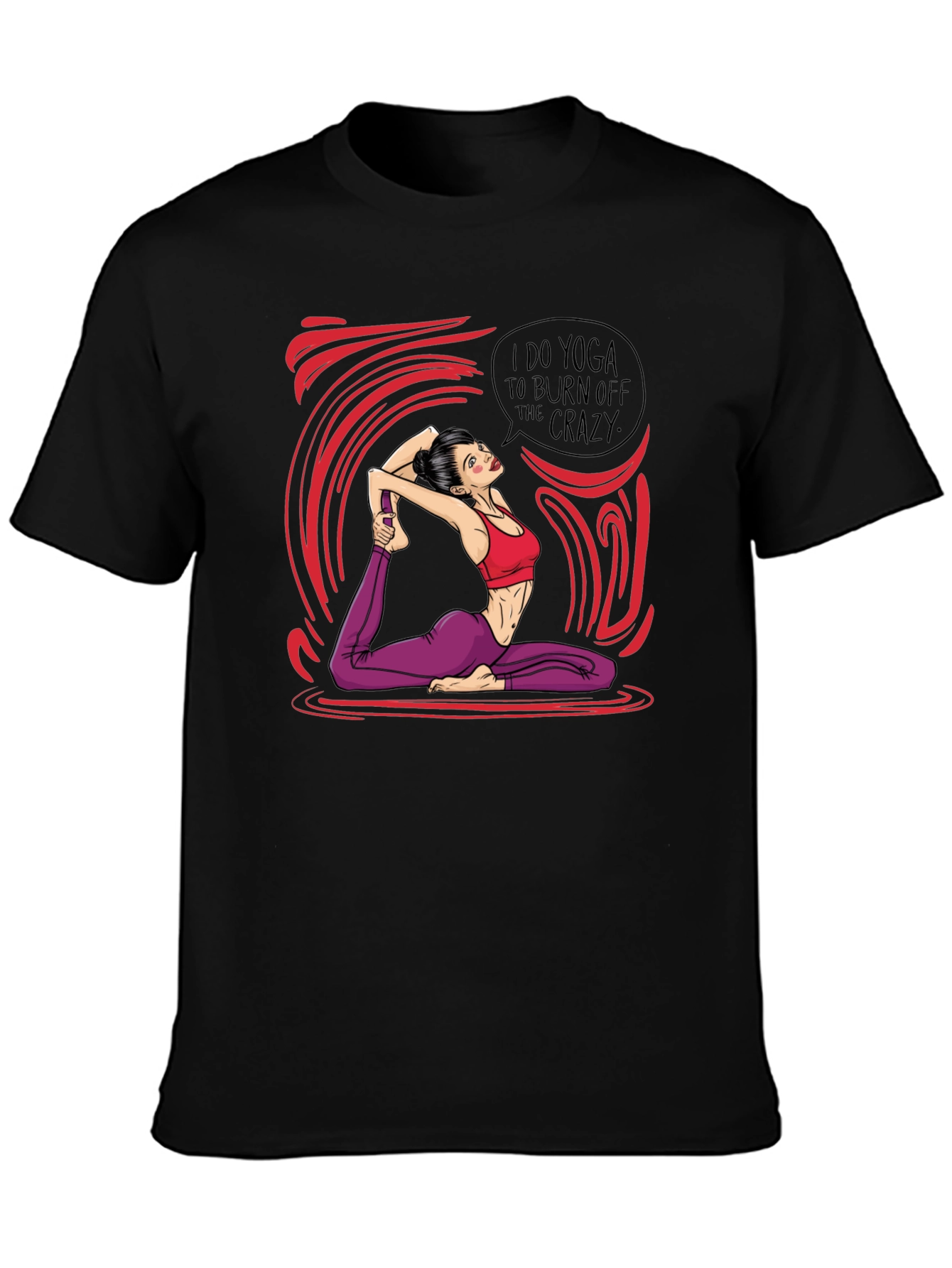 Yoga Crazy Burnout T-Shirt