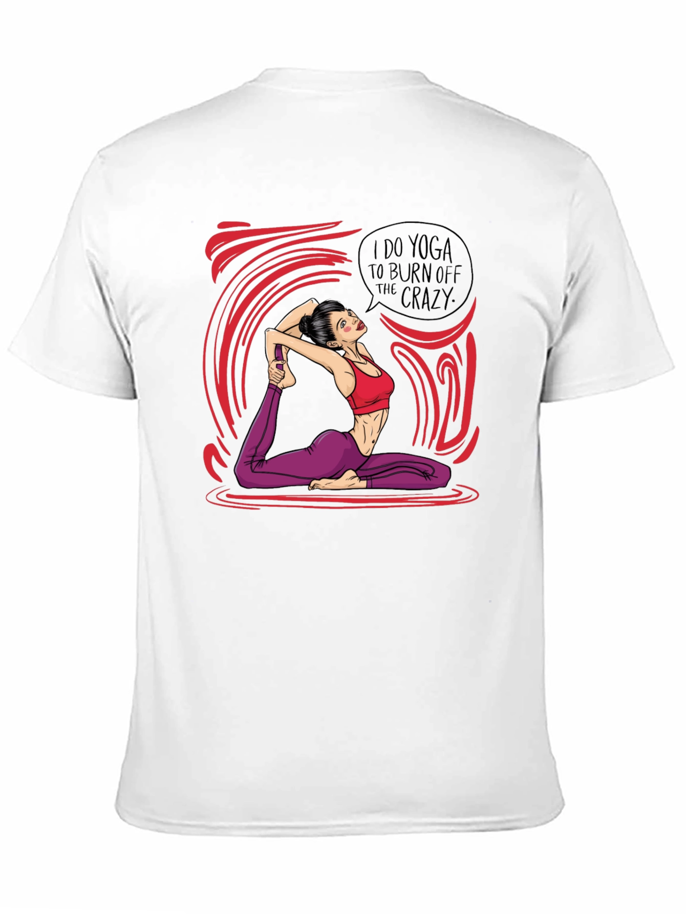Yoga Crazy Burnout T-Shirt