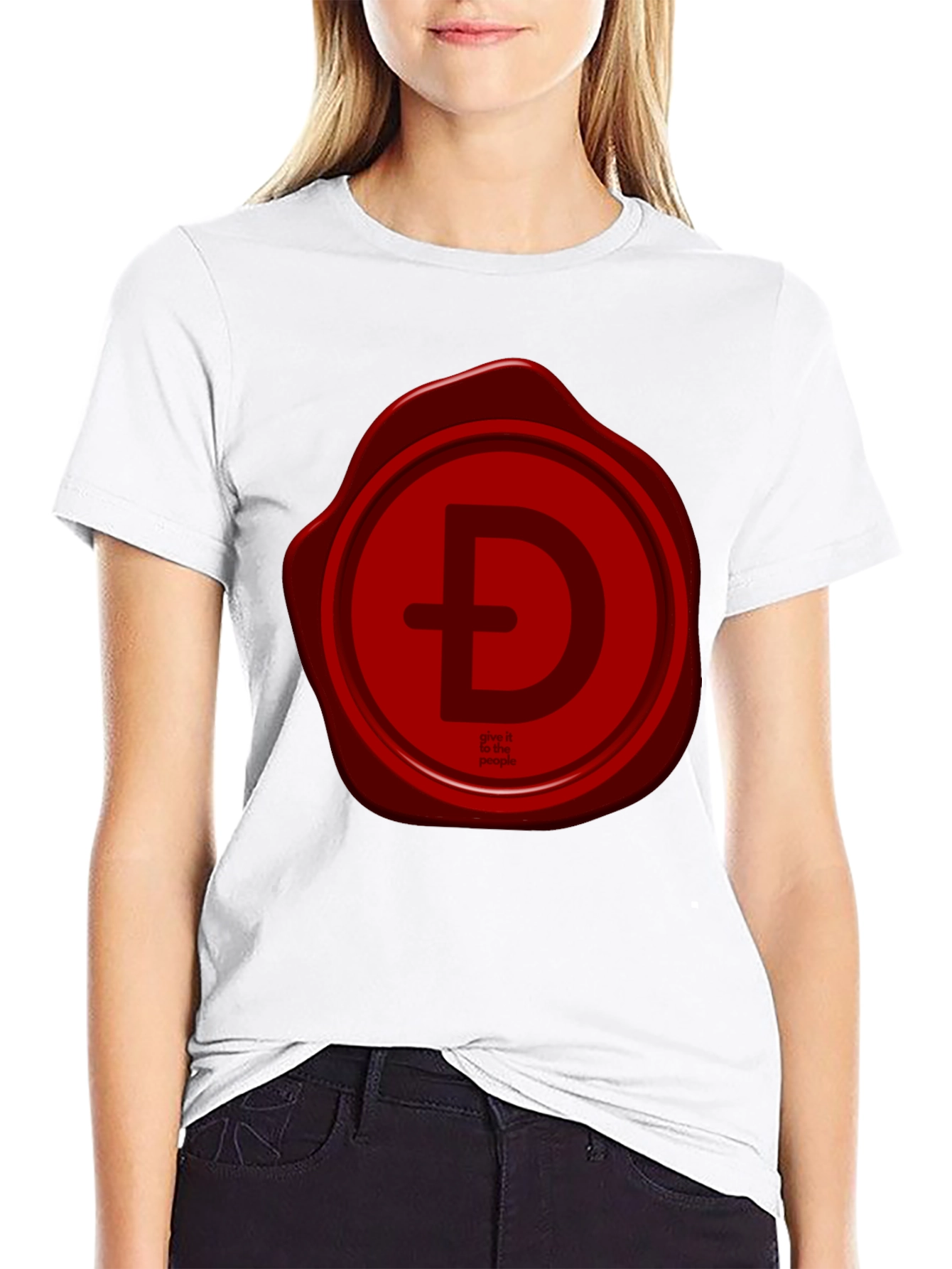 Red Seal Logo Black T-Shirt