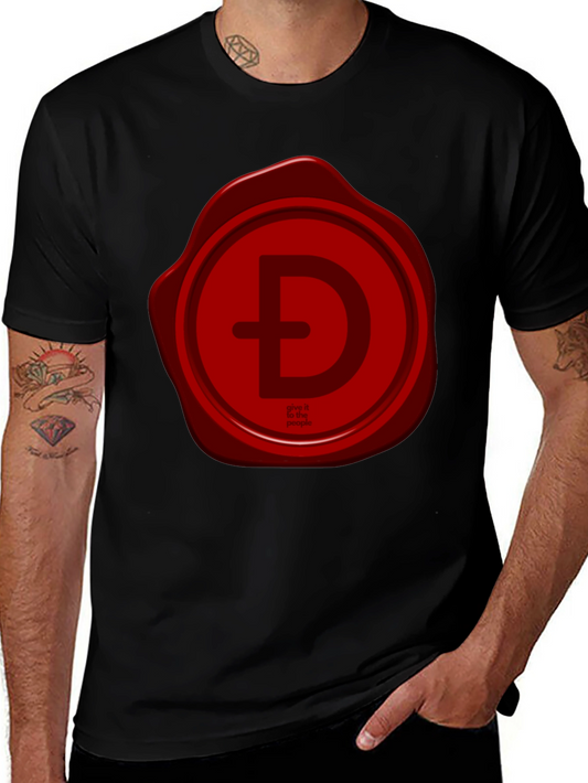 Red Seal Logo Black T-Shirt