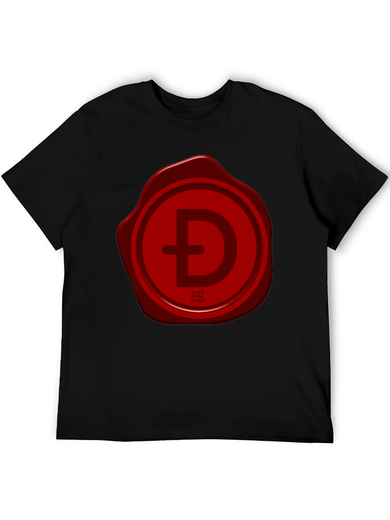 Red Seal Logo Black T-Shirt