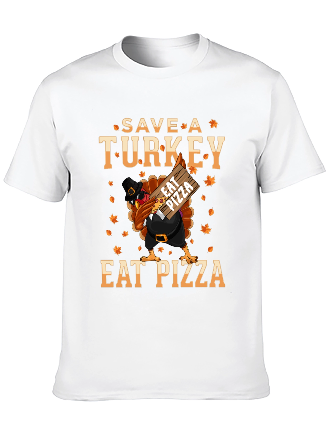 Save a Turkey Eat Pizza Thanksgiving T-Shirt
