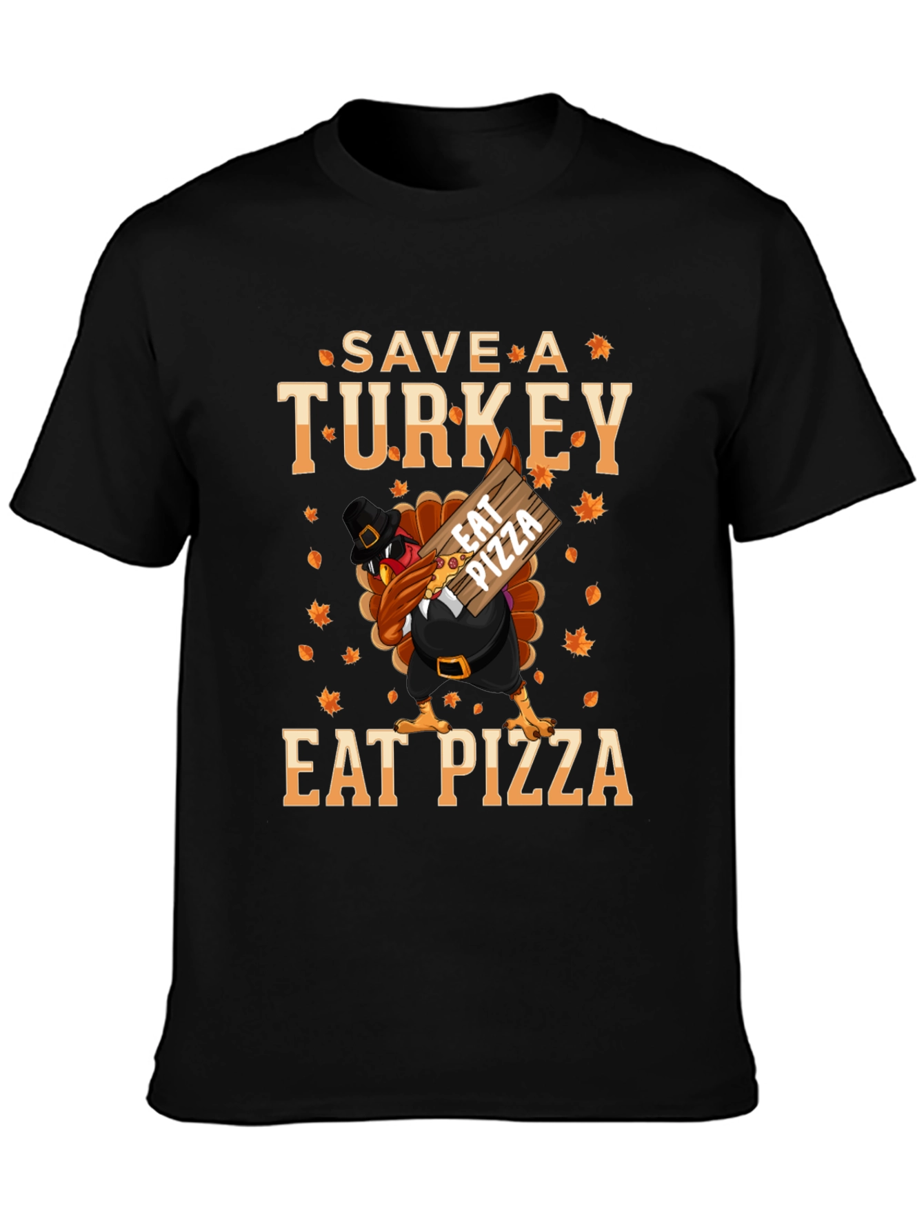 Save a Turkey Eat Pizza Thanksgiving T-Shirt