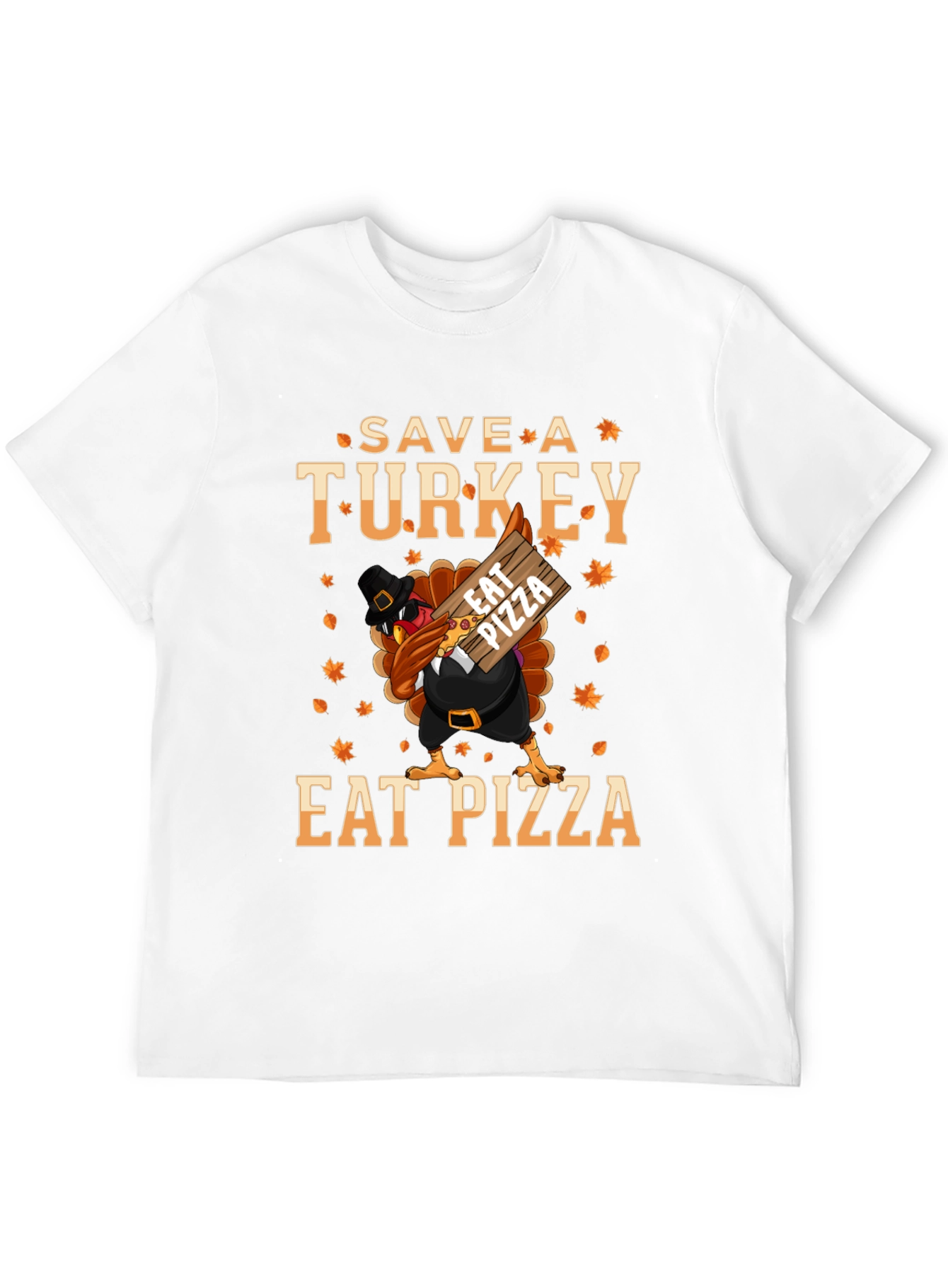 Save a Turkey Eat Pizza Thanksgiving T-Shirt