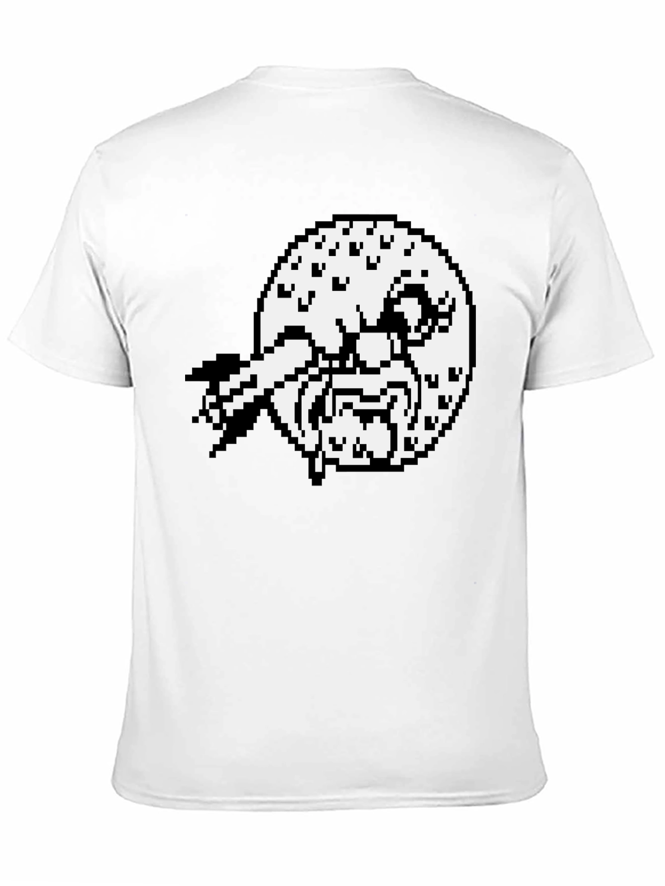 Pixel Art Graphic Tee - Black