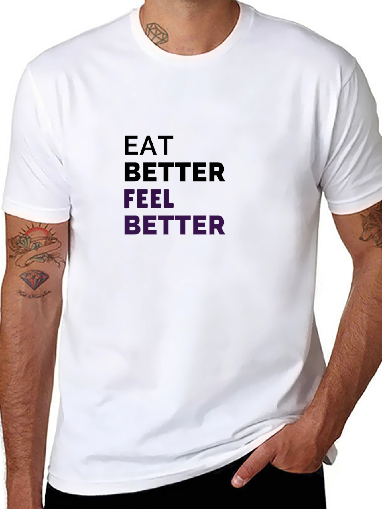 Eat Better Feel Better Graphic Tee