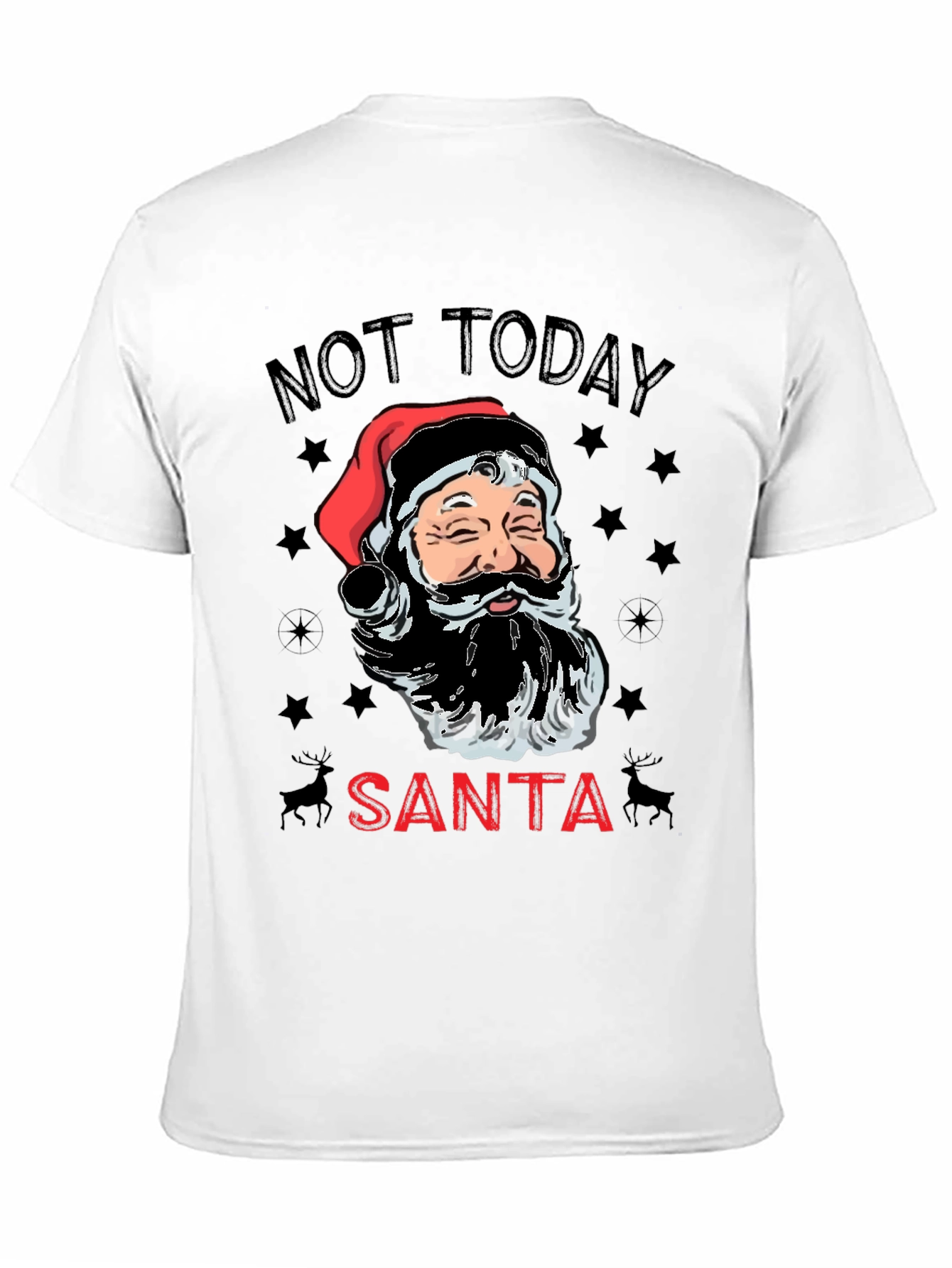 Not Today Santa Graphic Tee