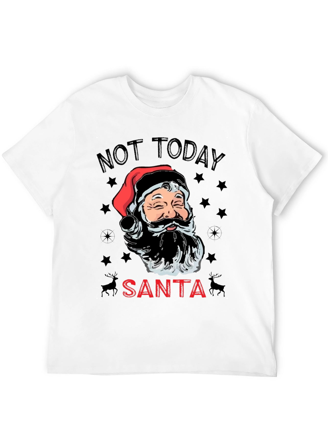 Not Today Santa Graphic Tee